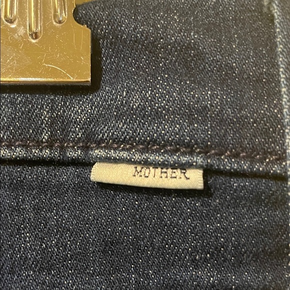 Women MOTHER The Rambler Zip Ankle Wide Straight Leg Jeans Wash Animal Instinct - Picture 5 of 9